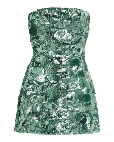 HELSI Linda Strapless Floral Sequin A-Line Mini Dress | Thumbnail 1 HELSI Linda Strapless Floral Sequin A-Line Mini Dress | Thumbnail 1