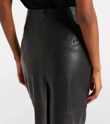 Nour Hammour Elisse leather pencil skirt | Thumbnail 2