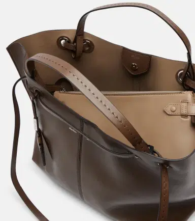 Max Mara Large leather tote bag | Thumbnail 2