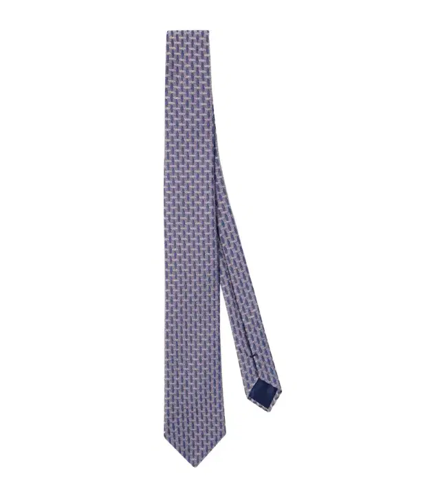 Giorgio Armani Silk-blend jacquard tie