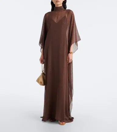 Taller Marmo Muscat silk crêpe fil coupé kaftan | Thumbnail 2 Taller Marmo Muscat silk crêpe fil coupé kaftan | Thumbnail 2