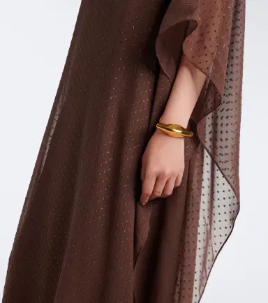 Taller Marmo Muscat silk crêpe fil coupé kaftan | Thumbnail 6 Taller Marmo Muscat silk crêpe fil coupé kaftan | Thumbnail 6