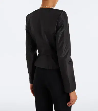 Valentino Plissé silk taffeta blazer | Thumbnail 5 Valentino Plissé silk taffeta blazer | Thumbnail 5