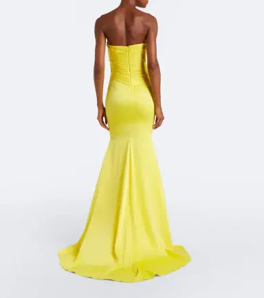 Alex Perry Satin crêpe bustier gown | Thumbnail 5