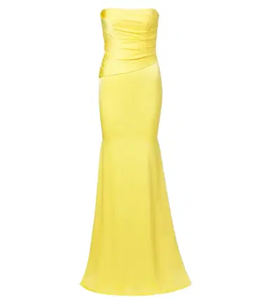 Alex Perry Satin crêpe bustier gown | Thumbnail 1