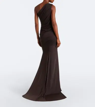Alex Perry One-shoulder mesh gown | Thumbnail 2