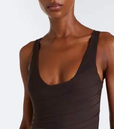 Alex Perry Gathered mesh bodysuit | Thumbnail 4