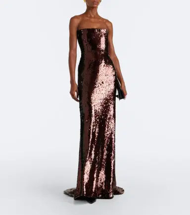 Alex Perry Sequined bustier gown | Thumbnail 2 Alex Perry Sequined bustier gown | Thumbnail 2