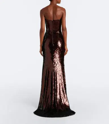 Alex Perry Sequined bustier gown | Thumbnail 4 Alex Perry Sequined bustier gown | Thumbnail 4