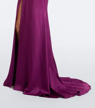 Alex Perry Satin crêpe gown | Thumbnail 4 Alex Perry Satin crêpe gown | Thumbnail 4