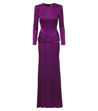 Alex Perry Satin crêpe gown | Thumbnail 1 Alex Perry Satin crêpe gown | Thumbnail 1