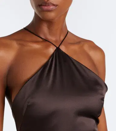 Alex Perry Halterneck silk gown | Thumbnail 3
