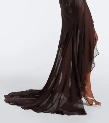 Alex Perry Halterneck silk gown | Thumbnail 6