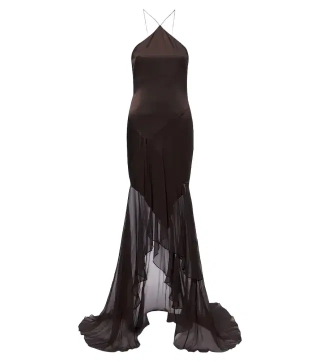 Alex Perry Halterneck silk gown