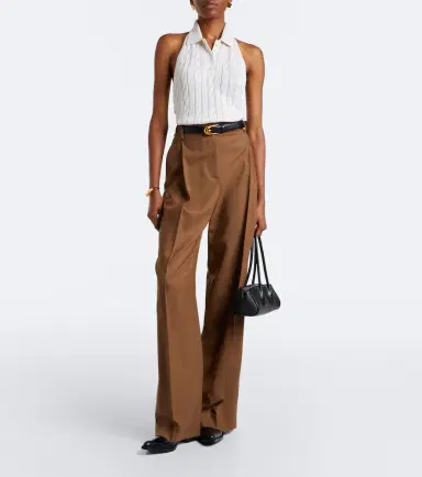 Ralph Lauren Collection Cable-knit silk top | Thumbnail 3