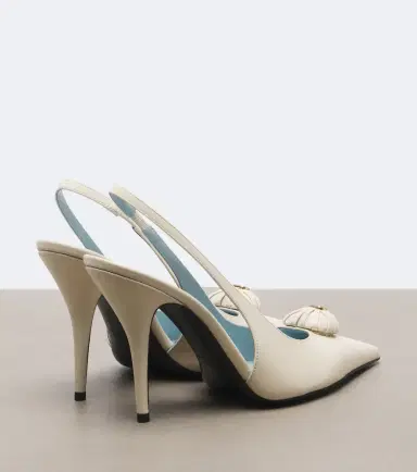 Valentino Garavani Caur Royal leather slingback pumps | Thumbnail 3
