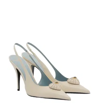 Valentino Garavani Caur Royal leather slingback pumps | Thumbnail 1