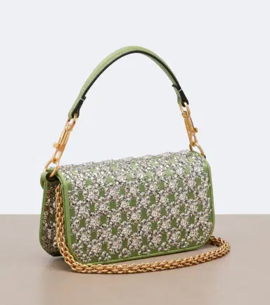 Valentino Garavani Locò Small embellished satin shoulder bag | Thumbnail 3 Valentino Garavani Locò Small embellished satin shoulder bag | Thumbnail 3