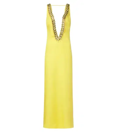 Valentino Embellished linen gown | Thumbnail 1