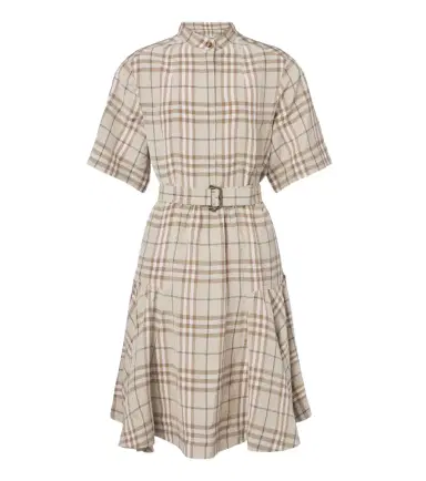 Burberry Check belted minidress | Thumbnail 1