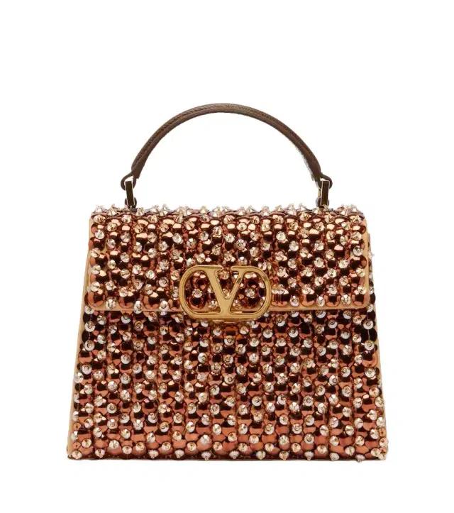 Valentino Garavani VSling Mini embellished top-handle bag