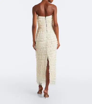 Maticevski Marigold fringed bustier dress | Thumbnail 5