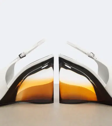 Alaïa Alaïa Invisible leather wedge pumps | Thumbnail 3