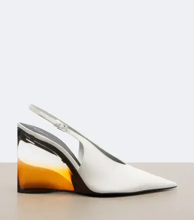 Alaïa Alaïa Invisible leather wedge pumps | Thumbnail 4