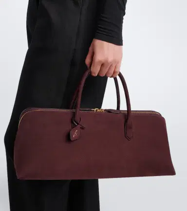 Alaïa Alaïa Delta Medium suede top-handle bag | Thumbnail 5 Alaïa Alaïa Delta Medium suede top-handle bag | Thumbnail 5