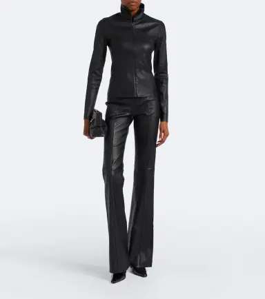 STOULS Gege leather flared pants | Thumbnail 2 STOULS Gege leather flared pants | Thumbnail 2
