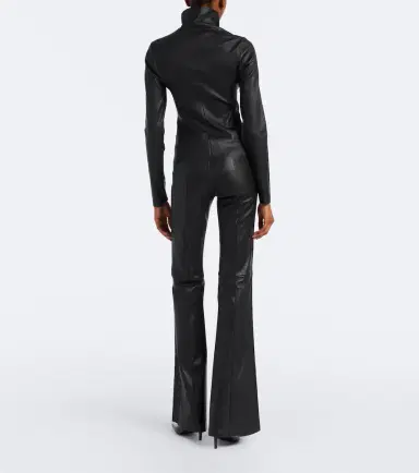 STOULS Gege leather flared pants | Thumbnail 4 STOULS Gege leather flared pants | Thumbnail 4