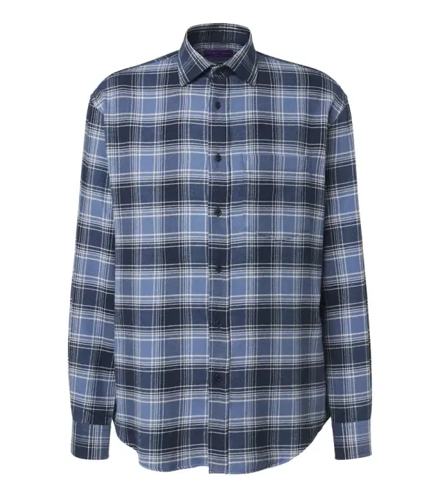 Ralph Lauren Purple Label Checked cotton shirt
