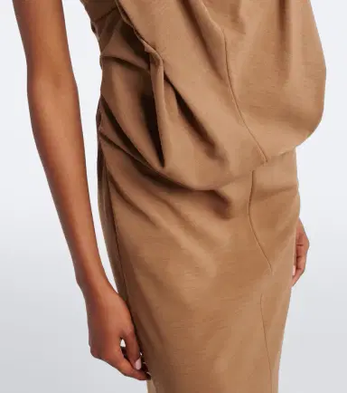 Magda Butrym Floral-appliqué wool-blend gown | Thumbnail 6