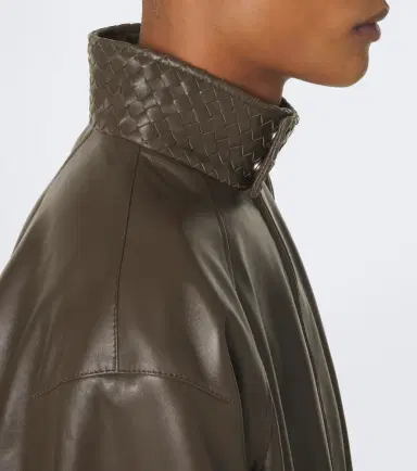 Bottega Veneta Intrecciato leather blouson jacket | Thumbnail 3