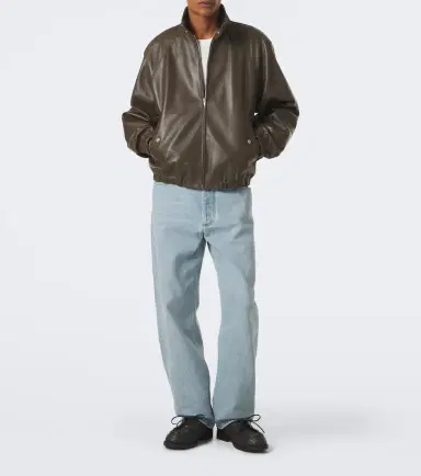 Bottega Veneta Intrecciato leather blouson jacket | Thumbnail 6