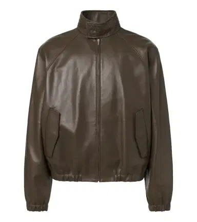 Bottega Veneta Intrecciato leather blouson jacket | Thumbnail 1
