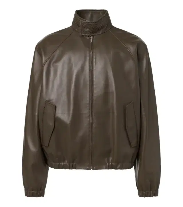 Bottega Veneta Intrecciato leather blouson jacket