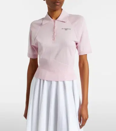 Givenchy Cotton and silk polo shirt | Thumbnail 2