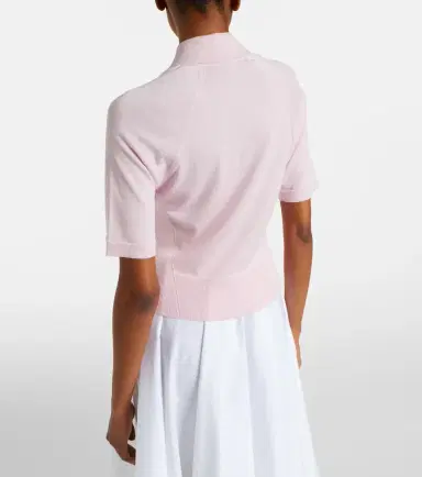 Givenchy Cotton and silk polo shirt | Thumbnail 3