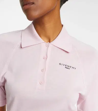 Givenchy Cotton and silk polo shirt | Thumbnail 4