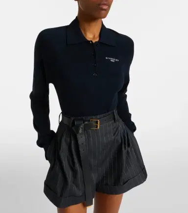 Givenchy Cotton and silk polo sweater | Thumbnail 2 Givenchy Cotton and silk polo sweater | Thumbnail 2