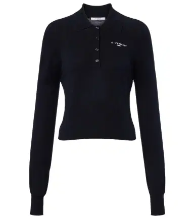 Givenchy Cotton and silk polo sweater | Thumbnail 1 Givenchy Cotton and silk polo sweater | Thumbnail 1