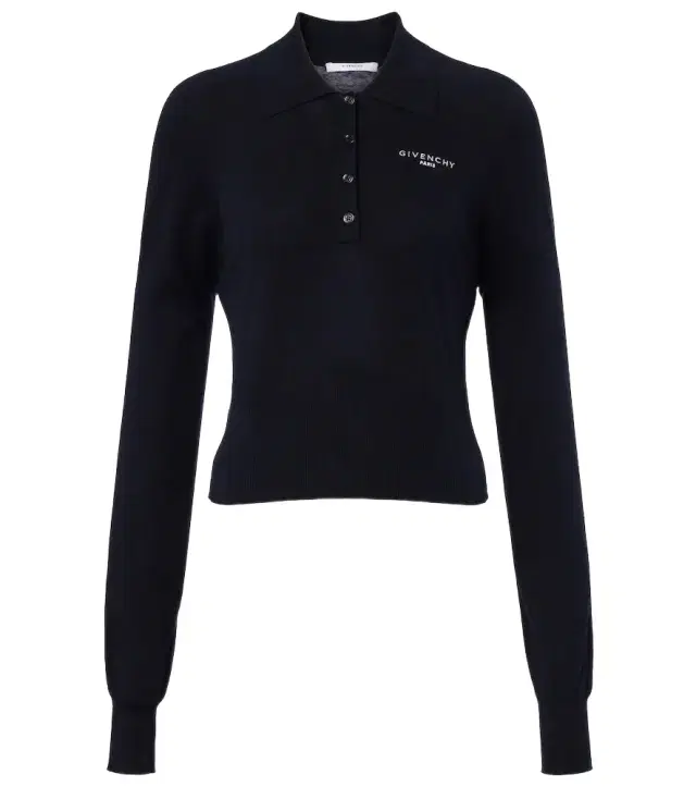 Givenchy Cotton and silk polo sweater
