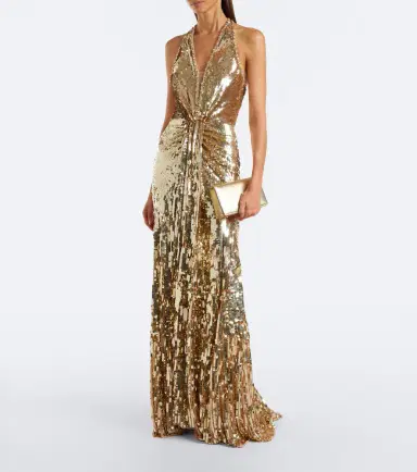 Jenny Packham Lisette embellished gathered gown | Thumbnail 3