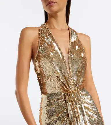 Jenny Packham Lisette embellished gathered gown | Thumbnail 5