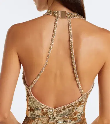 Jenny Packham Lisette embellished gathered gown | Thumbnail 6
