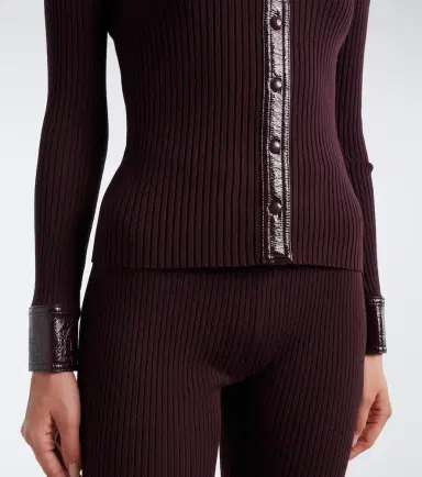 Courrèges Courrèges Ribbed-knit cardigan | Thumbnail 2