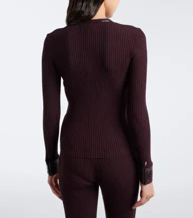 Courrèges Courrèges Ribbed-knit cardigan | Thumbnail 4
