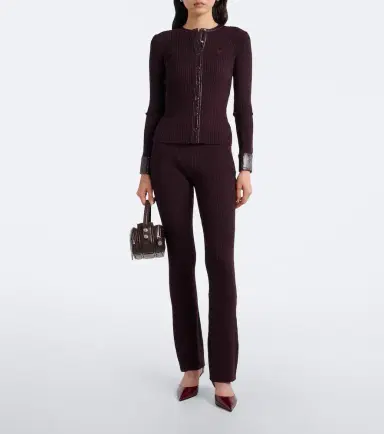 Courrèges Courrèges Ribbed-knit cardigan | Thumbnail 6