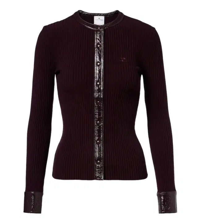 Courreges Courrèges Ribbed-knit cardigan